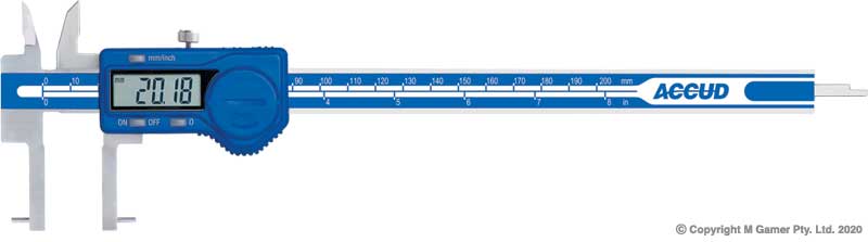 24-150mm Digital Caliper with Interchangeable Points